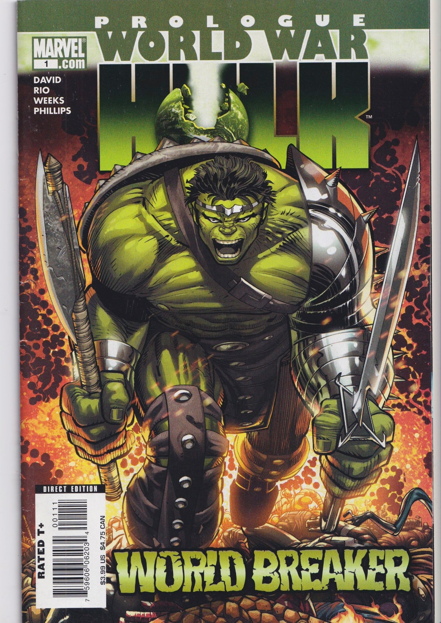 World War Hulk set x7  (2007) <hulk vs Marvel Very Fine