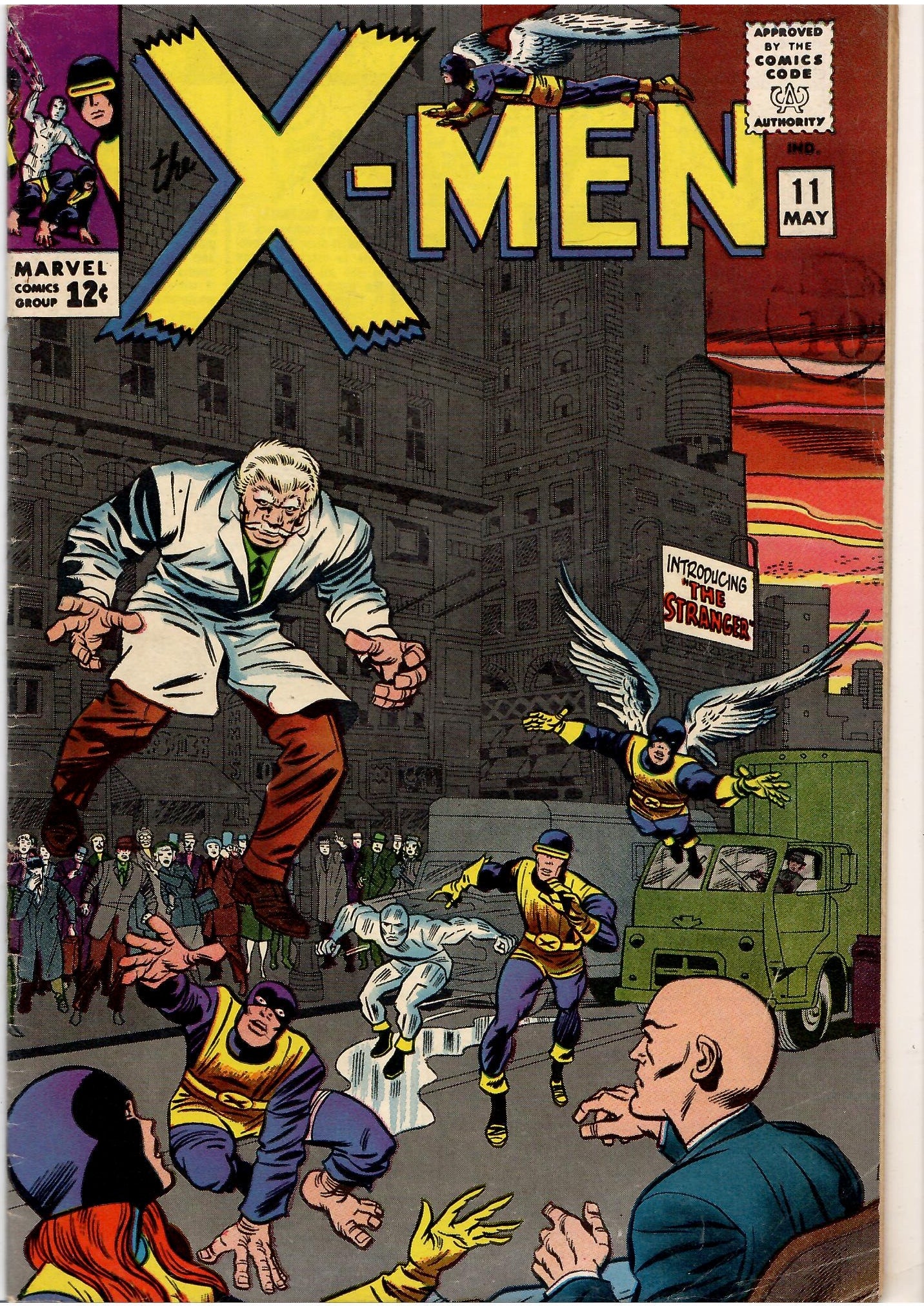 X-Men #11 (1965) 1° Stranger Kirby art Vg+