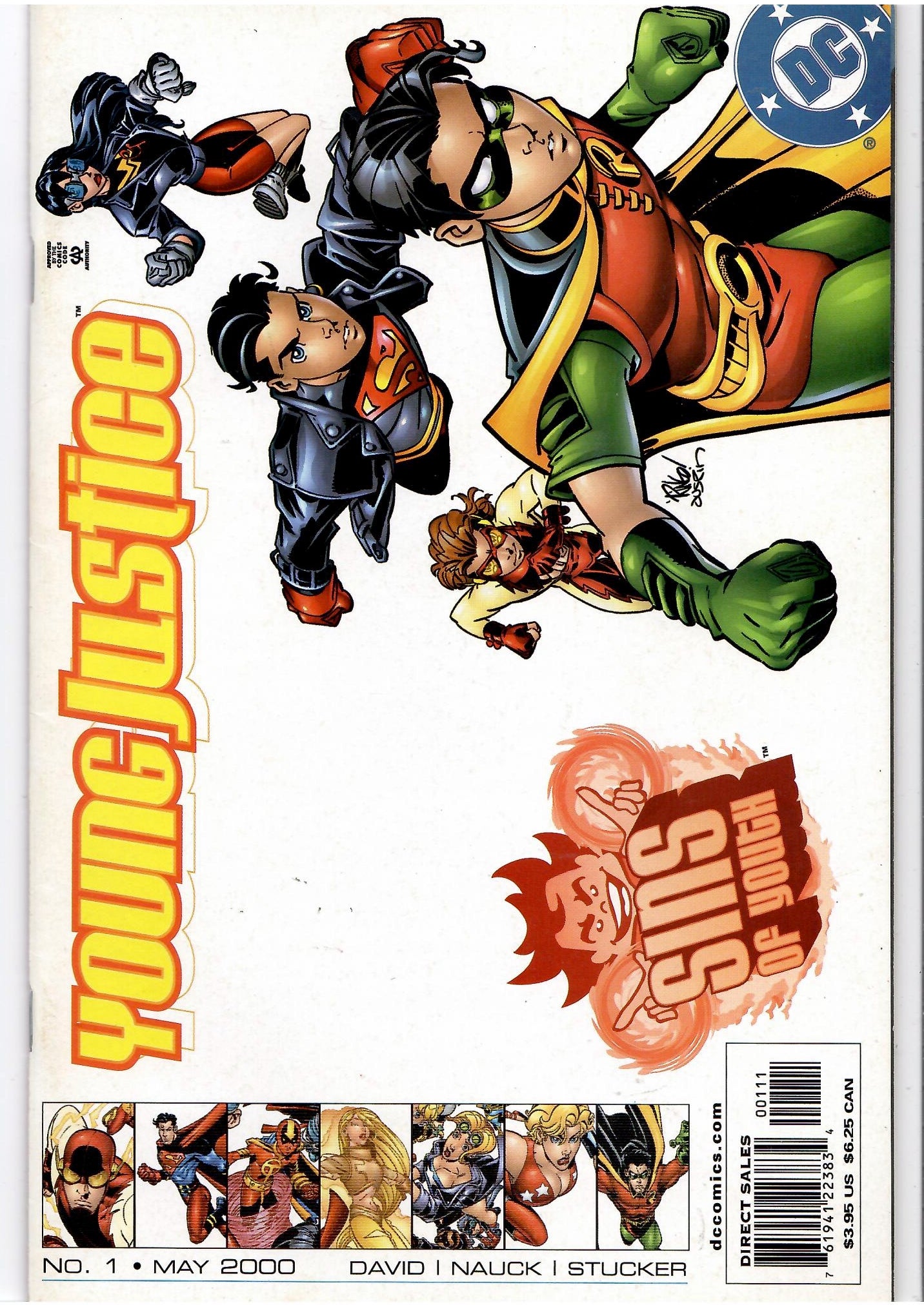 Young Justice lot of x 9 (2000) Sins of Youth Very Fine