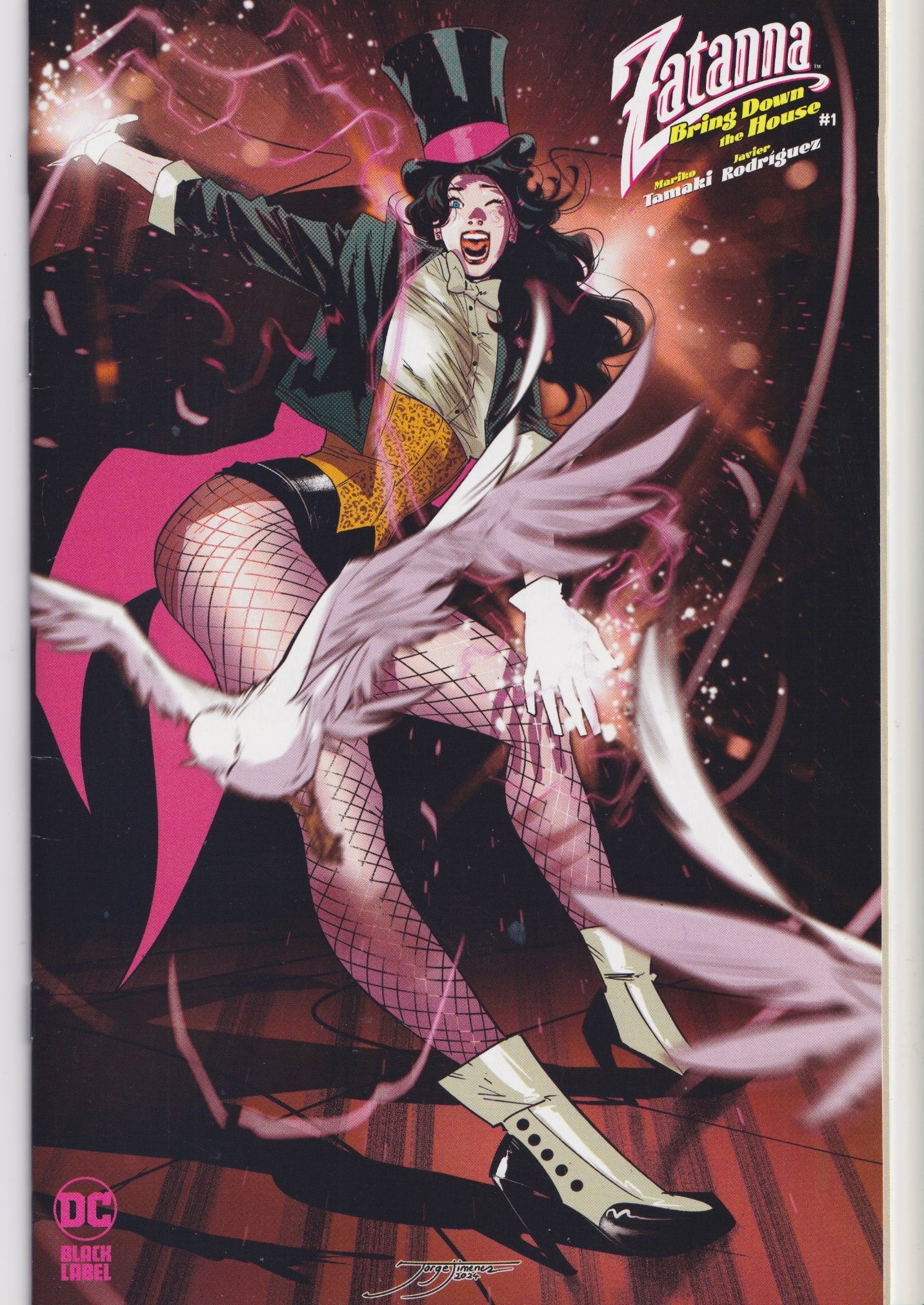 Zatanna Bring Down the House #1 (2024) jorge Jimenez variant Very Fine