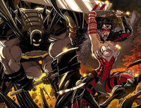 Absolute Batman #4+ Absolute Wonder Woman #4 (2025) Connected cover Kaare Andrews NM