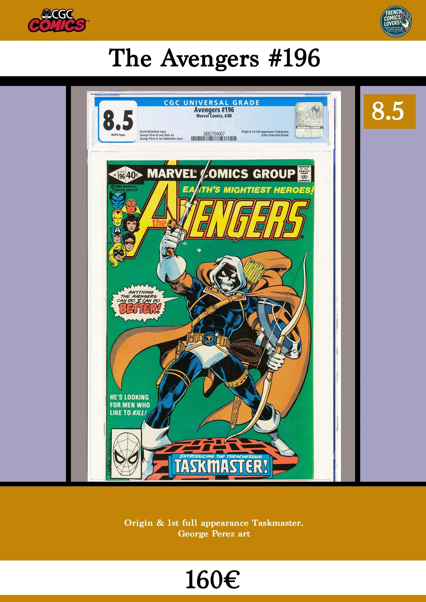 Avengers #196 - French Comics Lovers