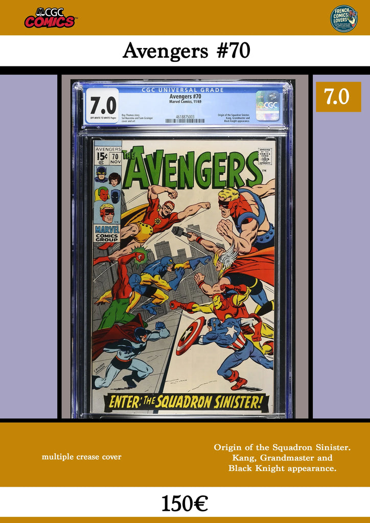 Avengers #70 - French Comics Lovers