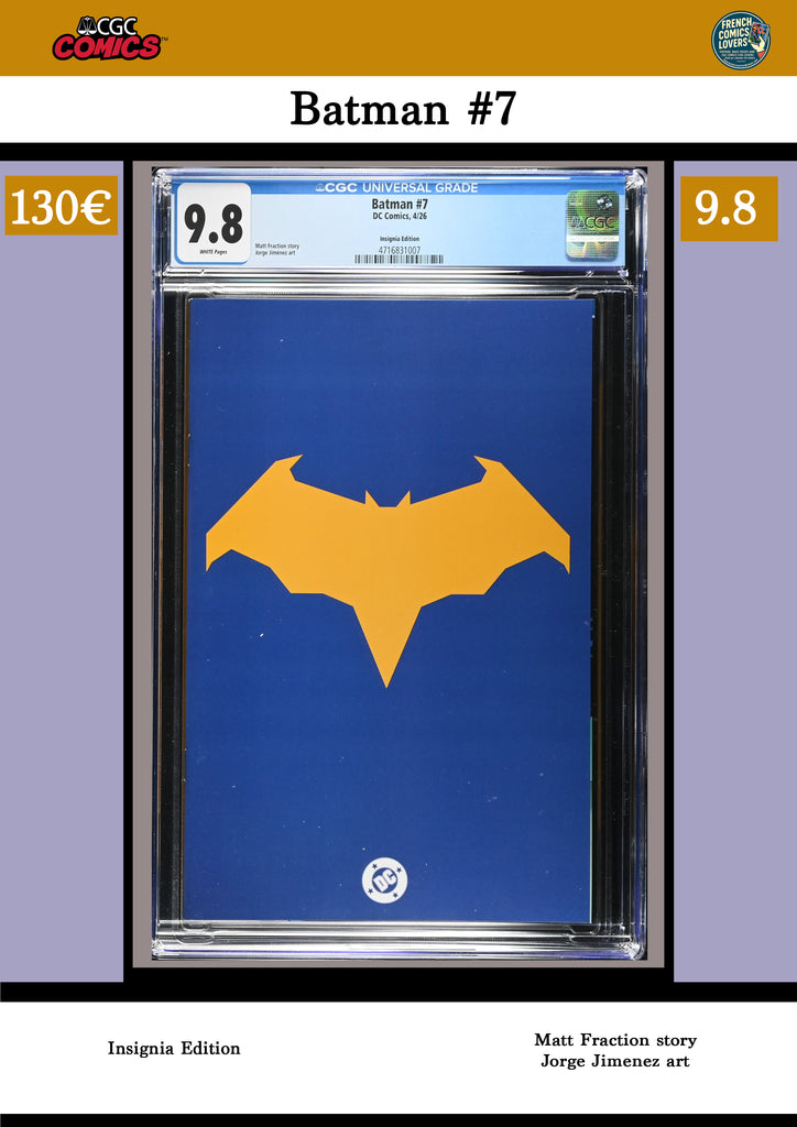 Batman #7 (2025) Symbol variant CGC 9.8