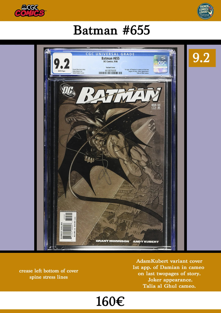 Batman #655 - French Comics Lovers