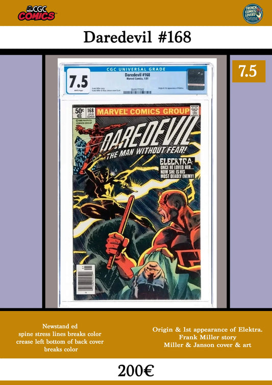 Daredevil #168 - French Comics Lovers