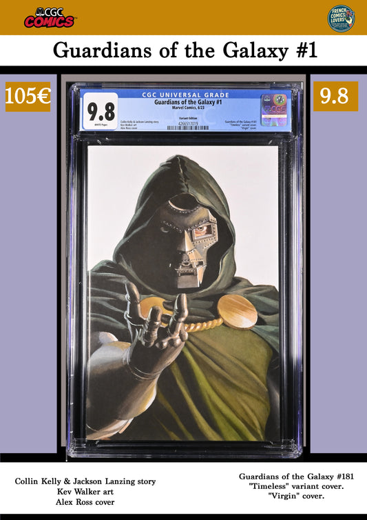 Guardians of the  Galaxy #1 (2023) Alex Ross Doom cover CGC 9.6