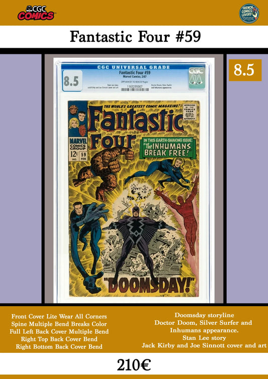 Fantastic Four #59 - French Comics Lovers