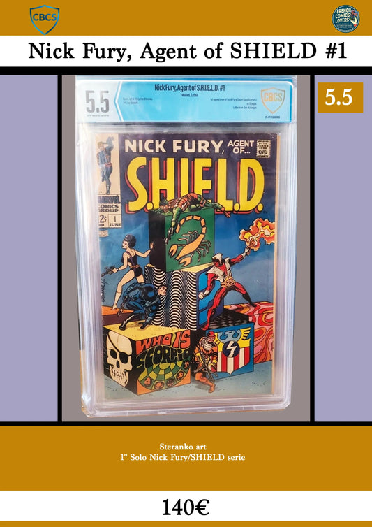 Nick Fury, agent of S.H.I.E.L.D #1 - French Comics Lovers