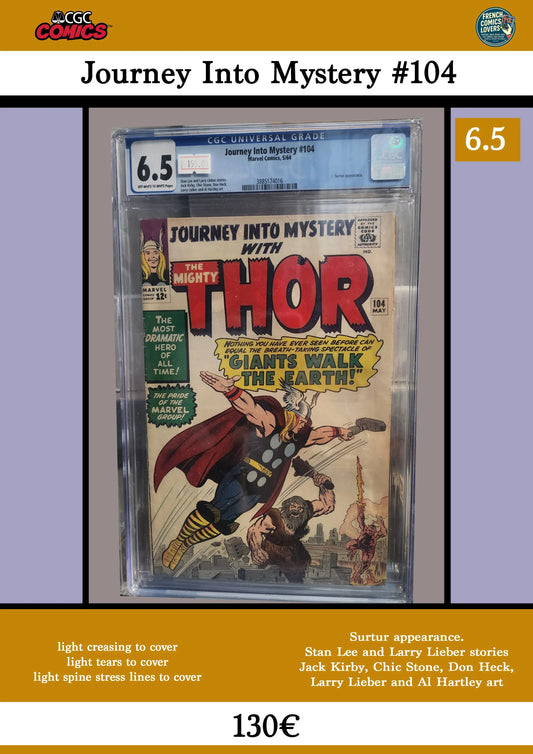 Journey Into Mystery #104 - French Comics Lovers