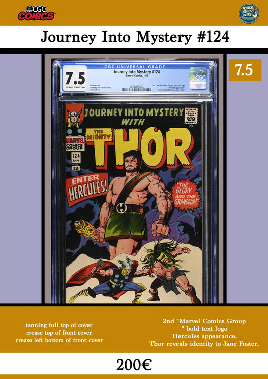 Journey Into Mystery #124 - French Comics Lovers