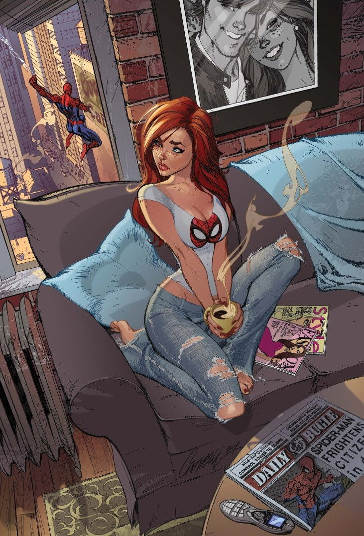 J. Scott Campbell Marvel art hardcover book VF - French Comics Lovers