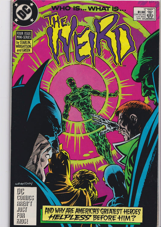 justice League The Weird #1-4 (1988) full set  Starlin + Wrightson  Very Fine