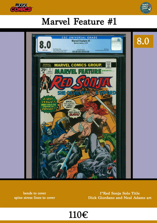 Marvel Feature #1 - French Comics Lovers