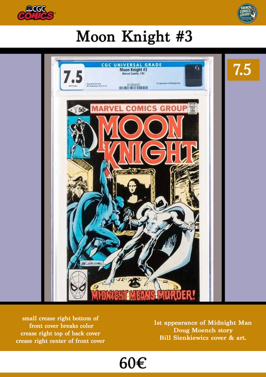 Moon Knight #3 - French Comics Lovers