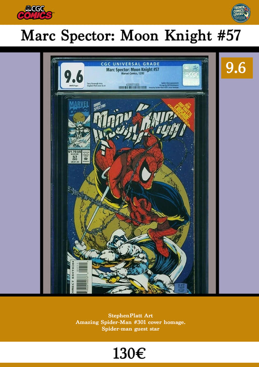 Marc Spector Moon Knight #57 - French Comics Lovers
