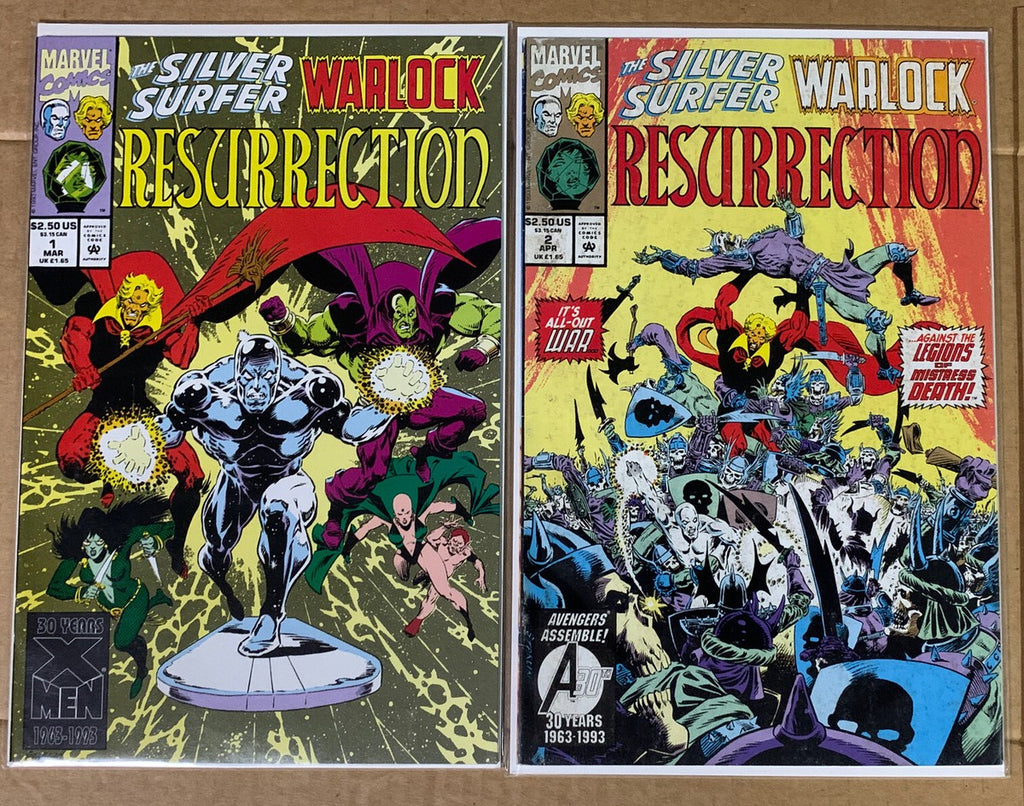 Silver Surfer Warlock Resurrection #1-4 full set - French Comics Lovers