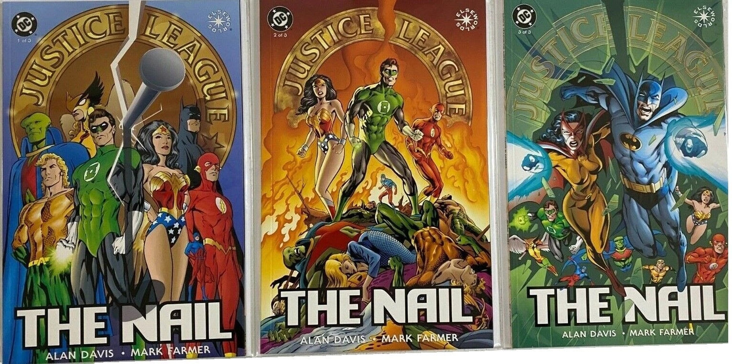JUSTICE LEAGUE The NAIL #1-3 COMPLETE SET - French Comics Lovers