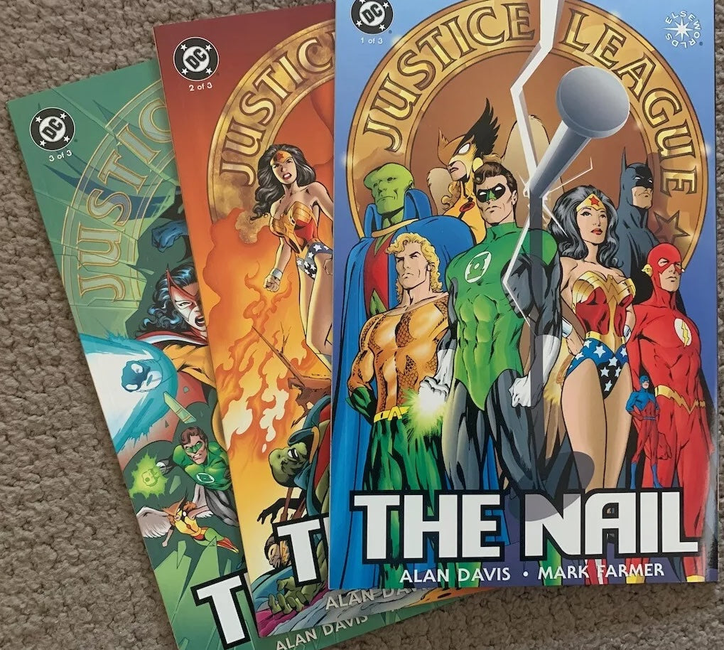 JUSTICE LEAGUE The NAIL #1-3 COMPLETE SET - French Comics Lovers