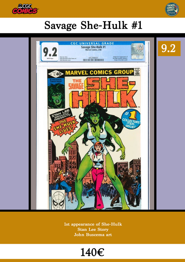 Savage She-Hulk #1 - French Comics Lovers