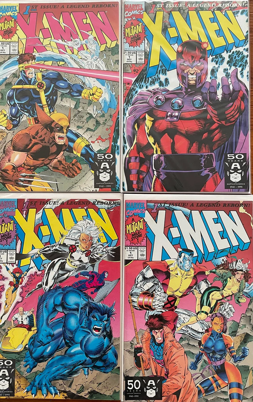 X-men #1 lot of 5 x covers - French Comics Lovers
