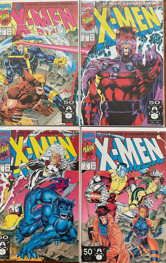 X-men #1 lot of 5 x covers - French Comics Lovers