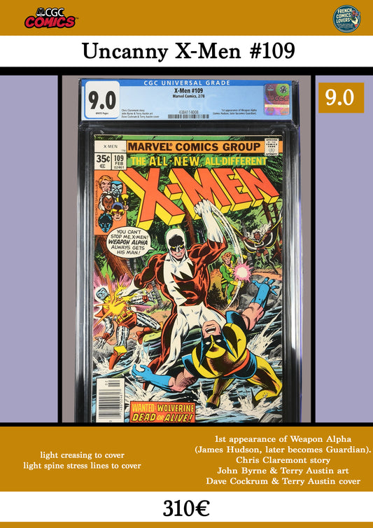Uncanny X-Men #109 - French Comics Lovers